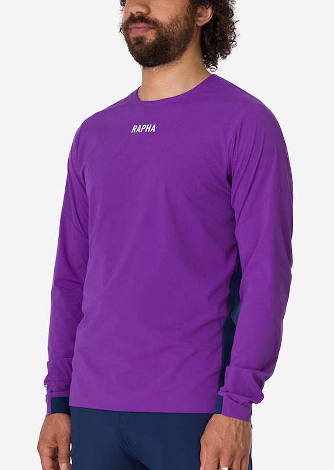 Rapha Men's Trail Finale Windblock Jersey Pansy/Dress Blues