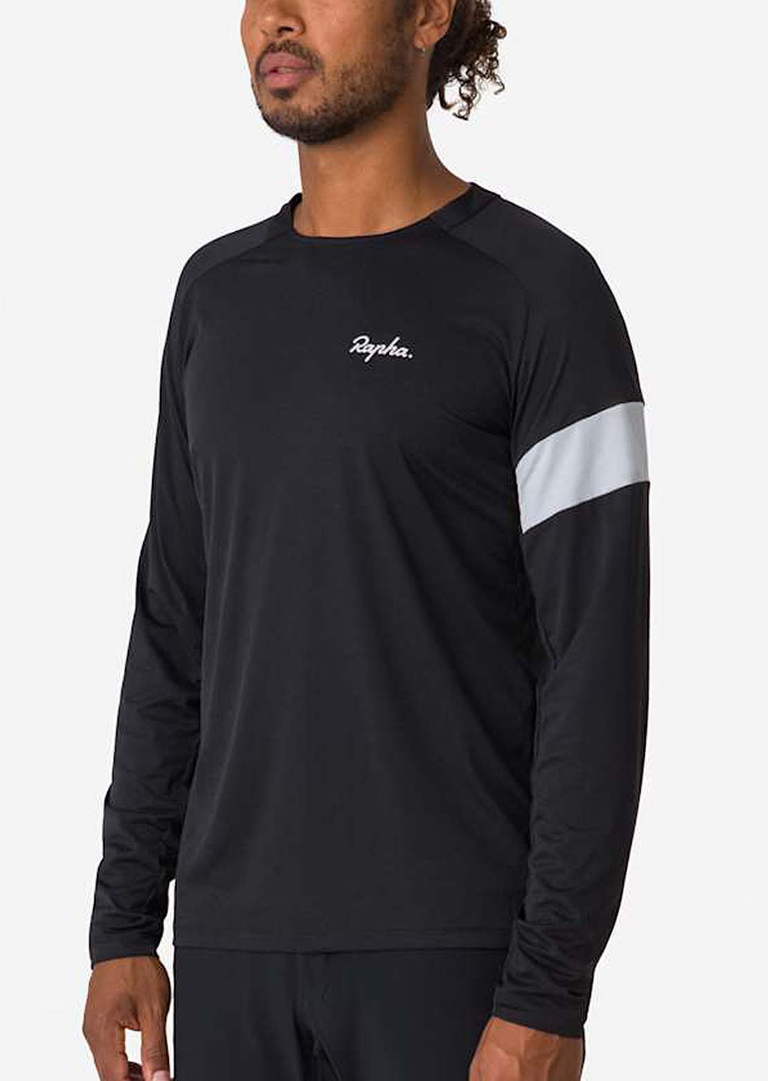 Rapha Men's Trail Technical Long Sleeve Black/Light Grey