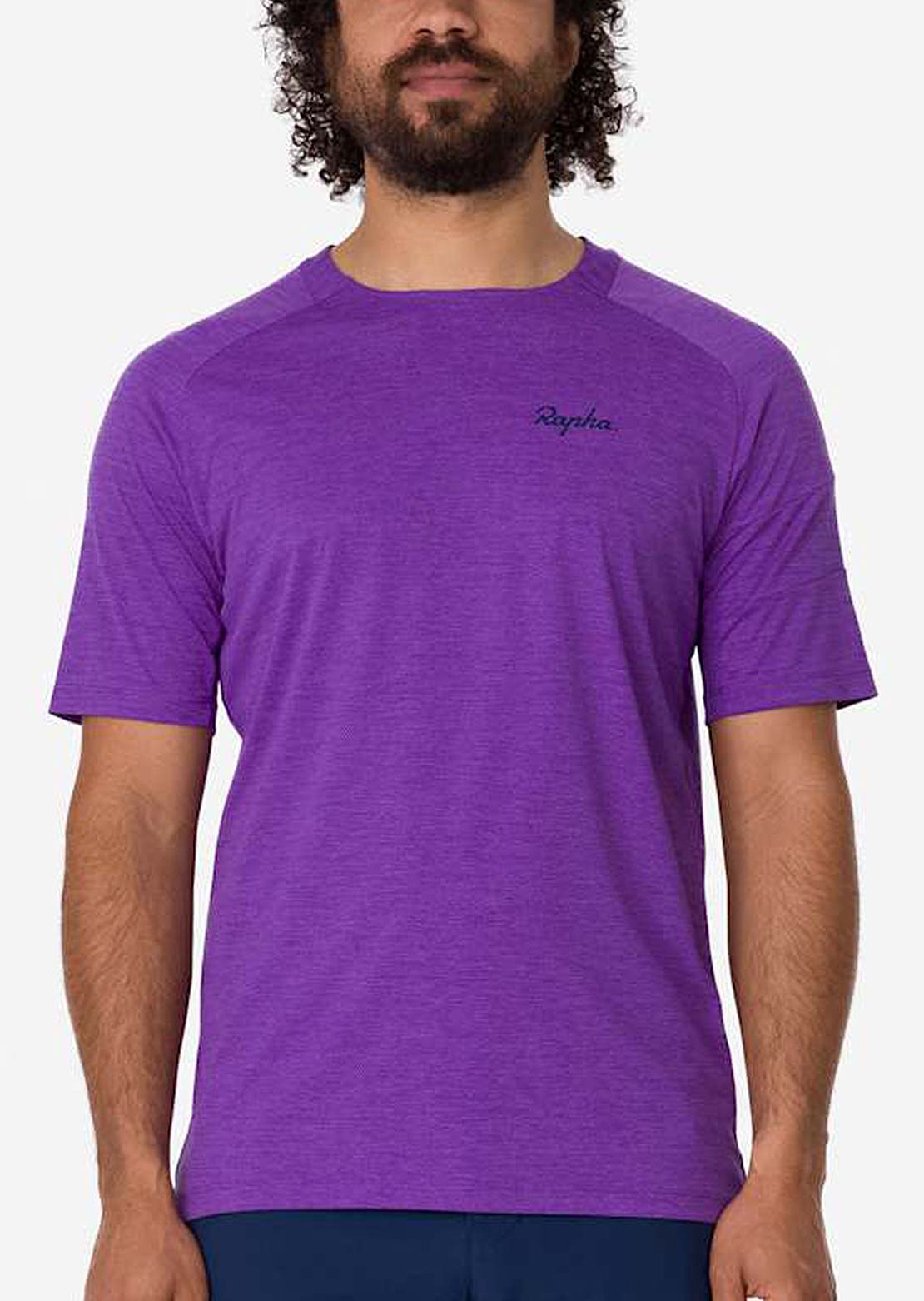 Rapha Men's Trail Technical T-shirt Pansy/Dress Blues