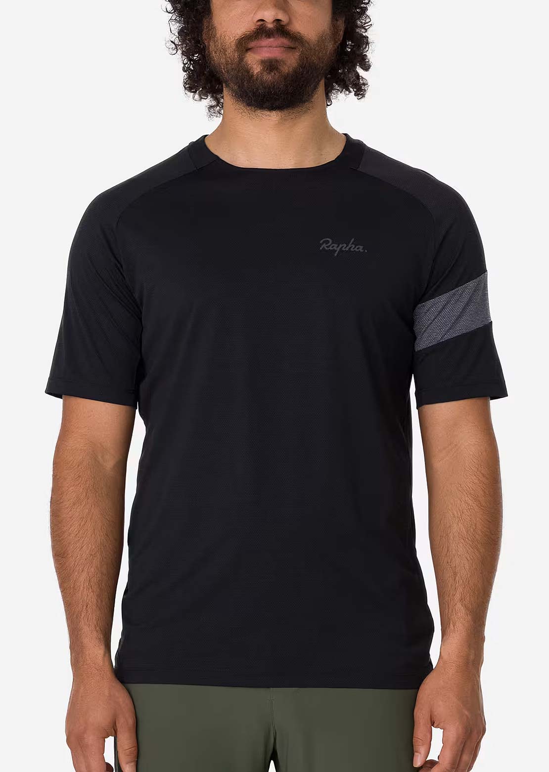 Rapha Men's Trail Technical T-Shirt Black/Grey