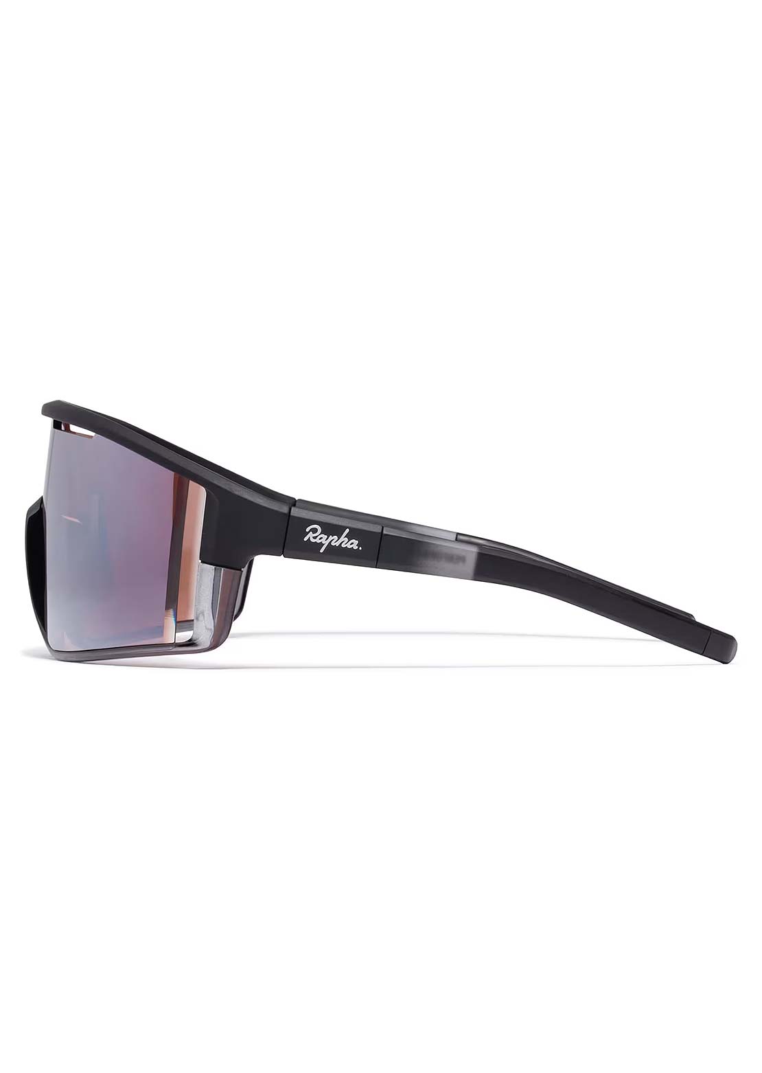Rapha Unisex Sestri Sunglasses Black/Black Mirror Lens