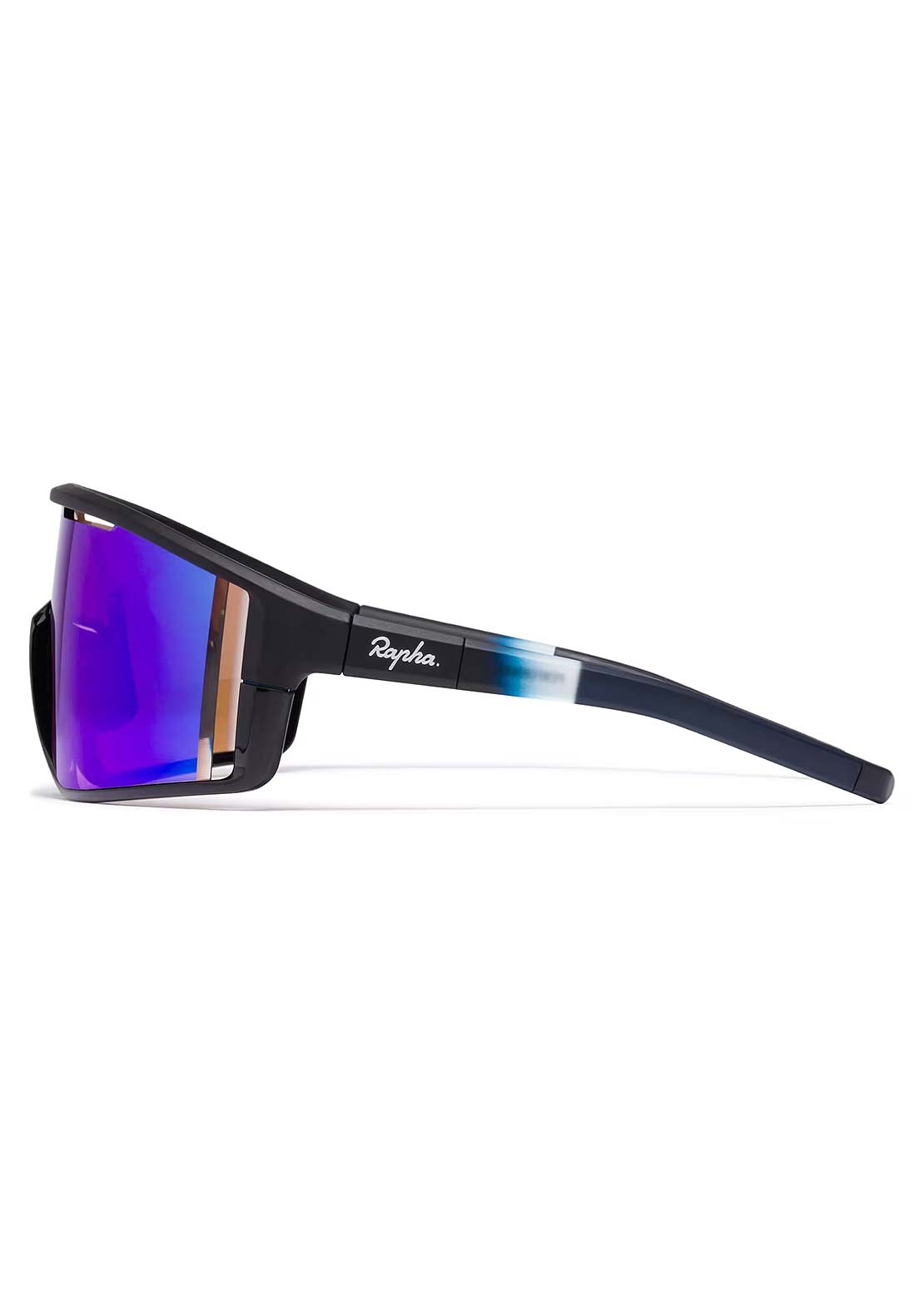 Rapha Unisex Sestri Sunglasses Dark Navy/Purple Green Lens
