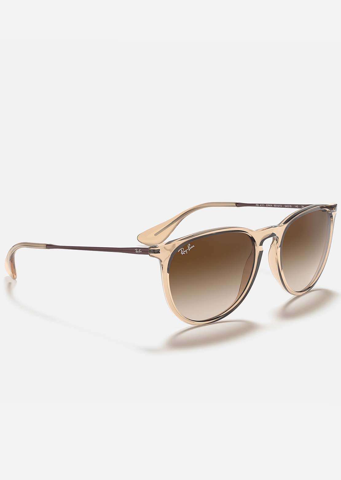 Ray-Ban Erika Classic RB4171 Sunglasses Transparent Light Brown
