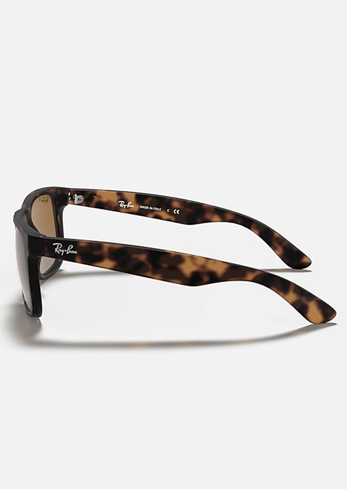 Ray-Ban Men's Justin RB4165 Sunglasses Rubber Havana/Grey Gradient Brown