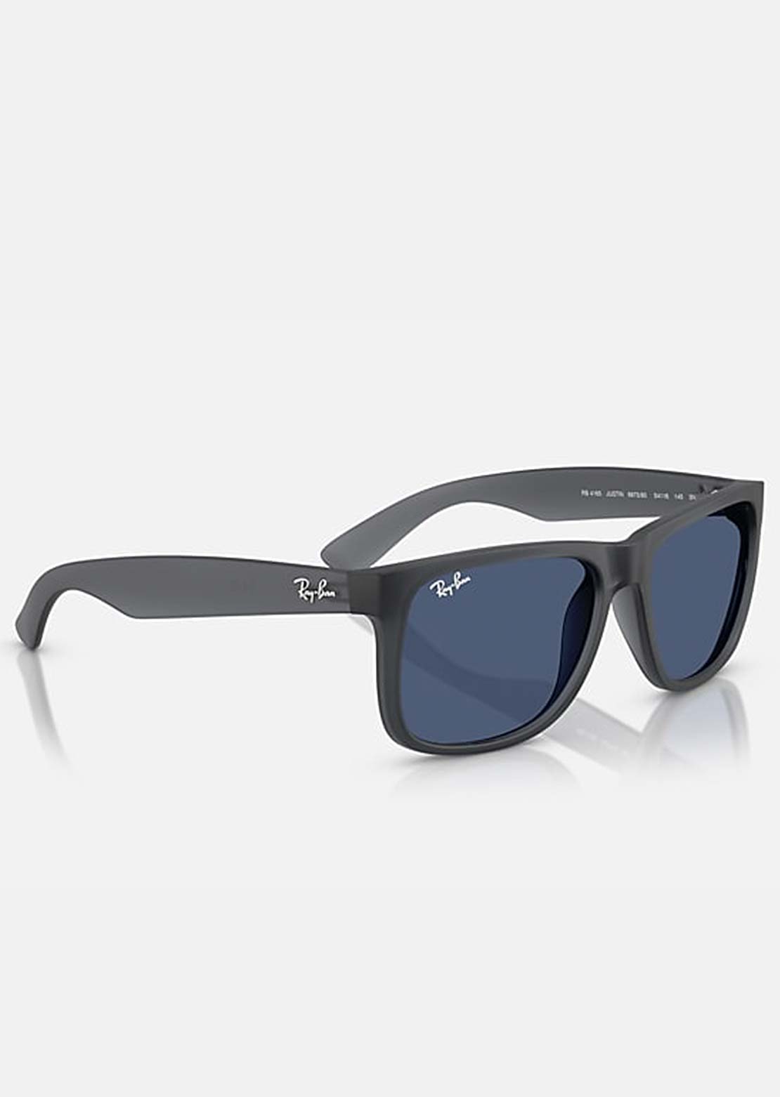 Ray-Ban Men's Justin RB4165 Sunglasses Opal Grey/Dark Blue