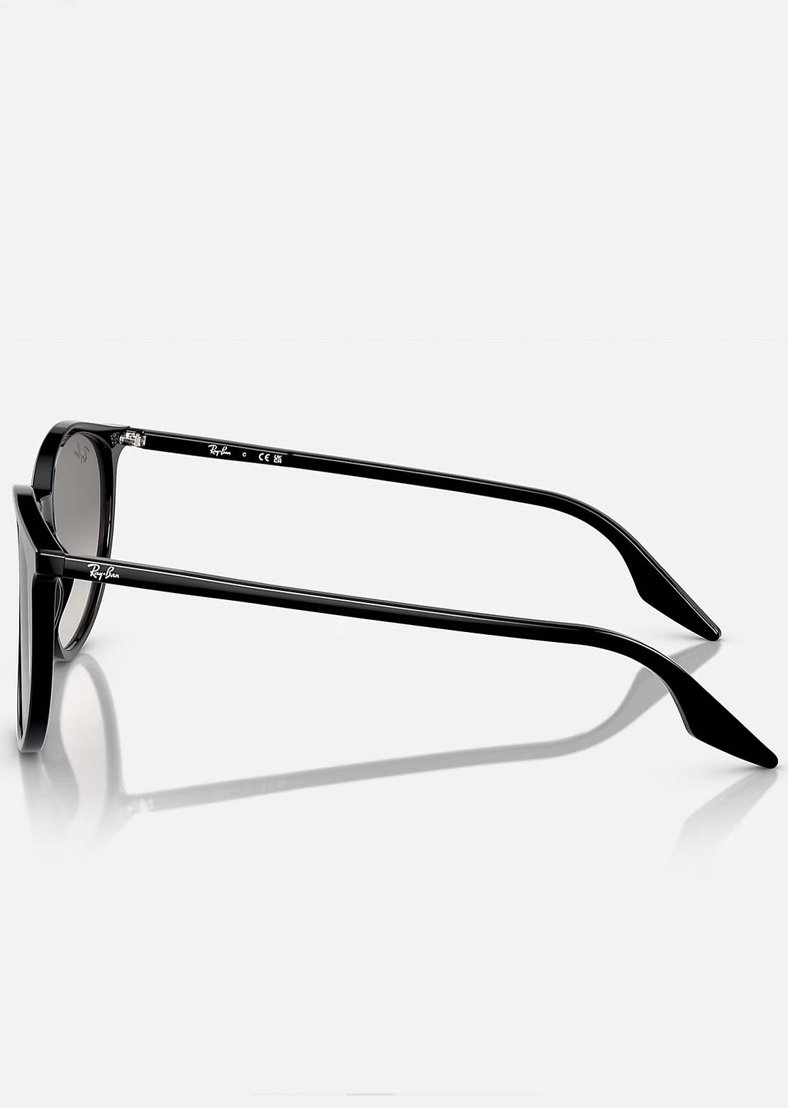 Ray-Ban RB2204 Sunglasses Black/Clear Gradient Grey