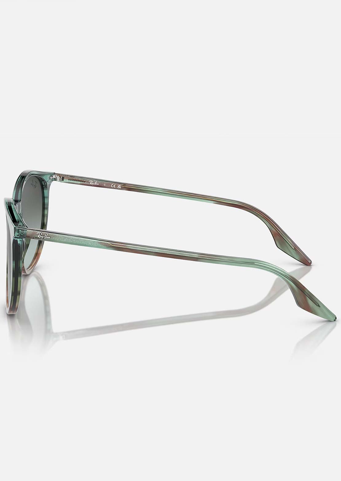 Ray-Ban RB2204 Sunglasses Striped Blue Gradient Green/Blue Vintage Deg Black