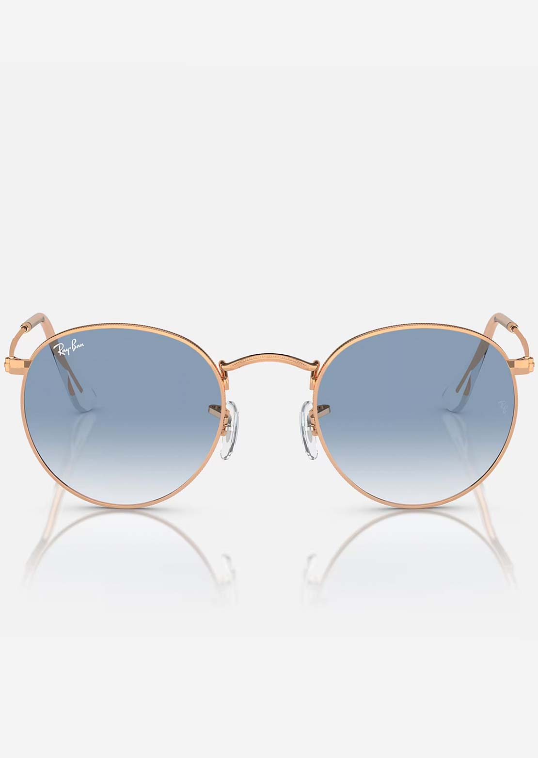 Ray-Ban Round Metal RB3447 Sunglasses Rosegold