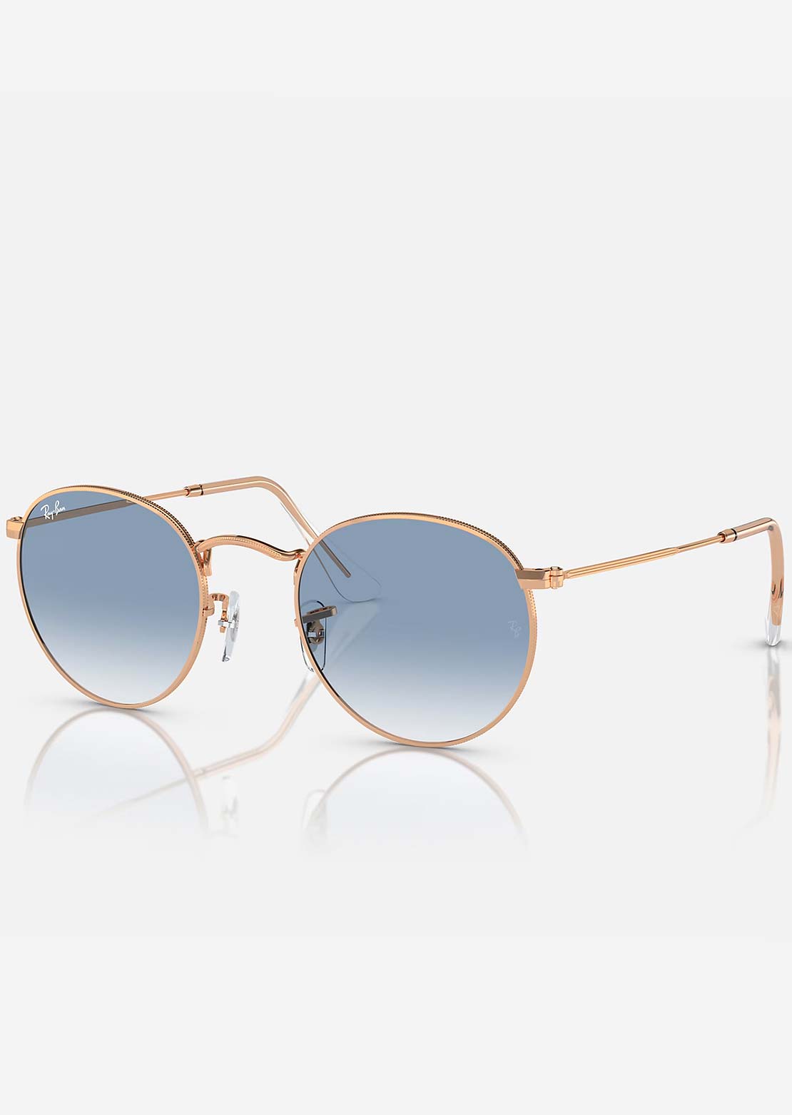 Ray-Ban Round Metal RB3447 Sunglasses Rosegold