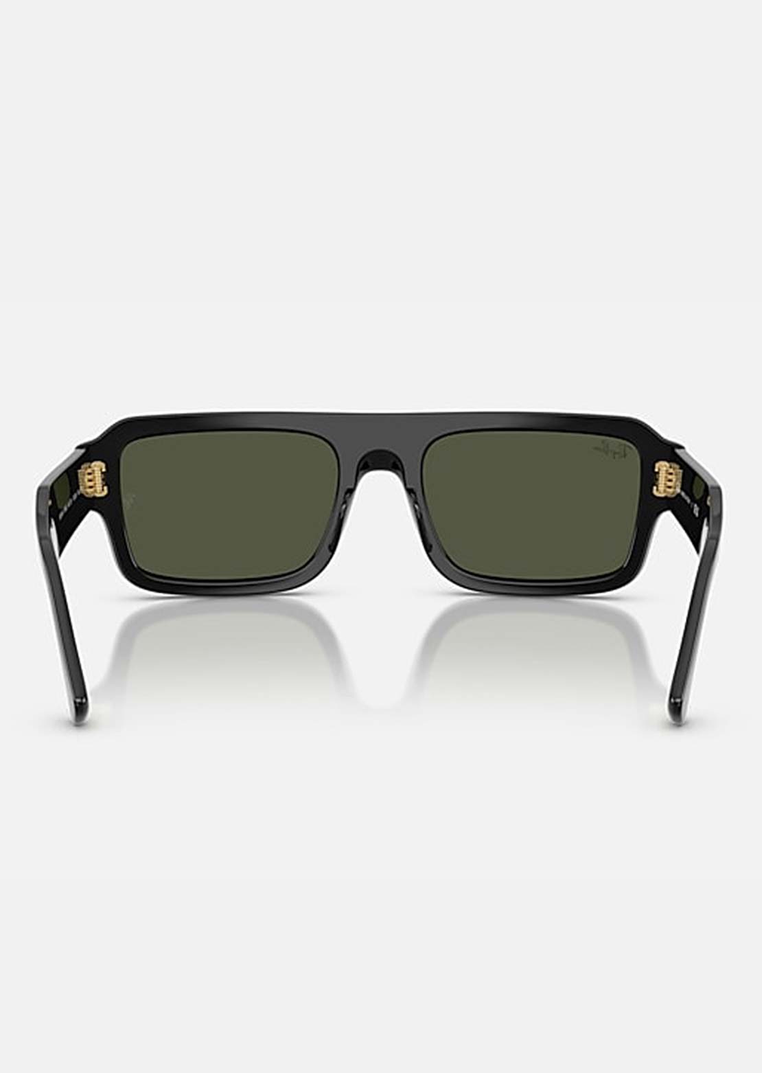 Ray-Ban Unisex Flacko RB4454 Sunglasses Black Green