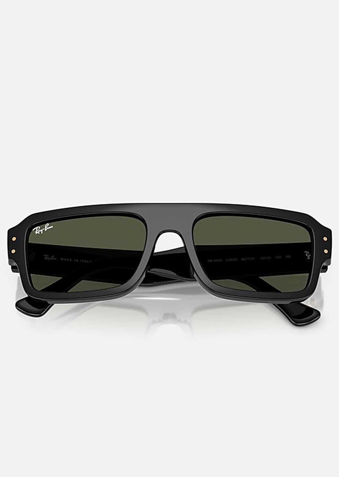 Ray-Ban Unisex Flacko RB4454 Sunglasses Black Green