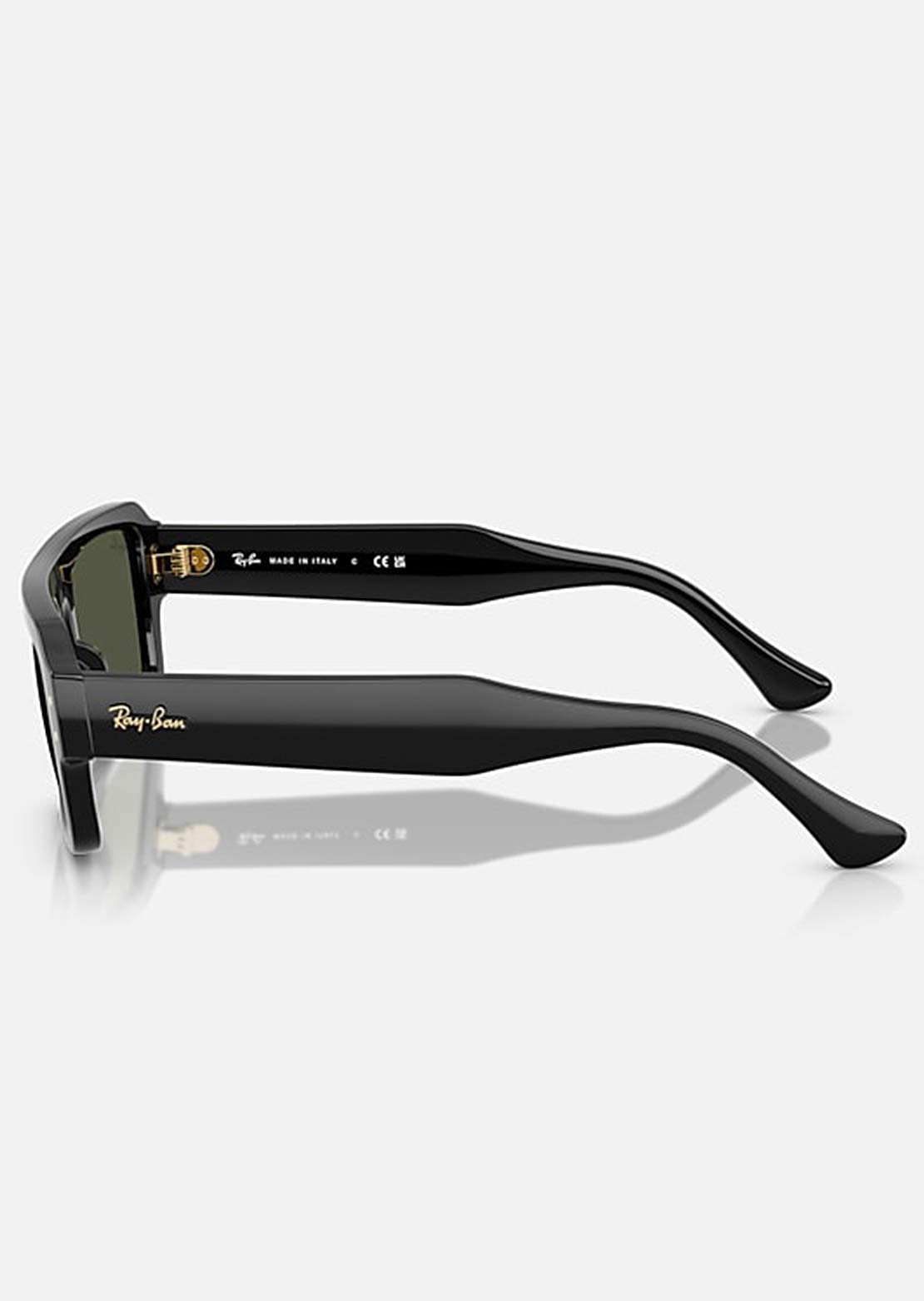 Ray-Ban Unisex Flacko RB4454 Sunglasses Black Green