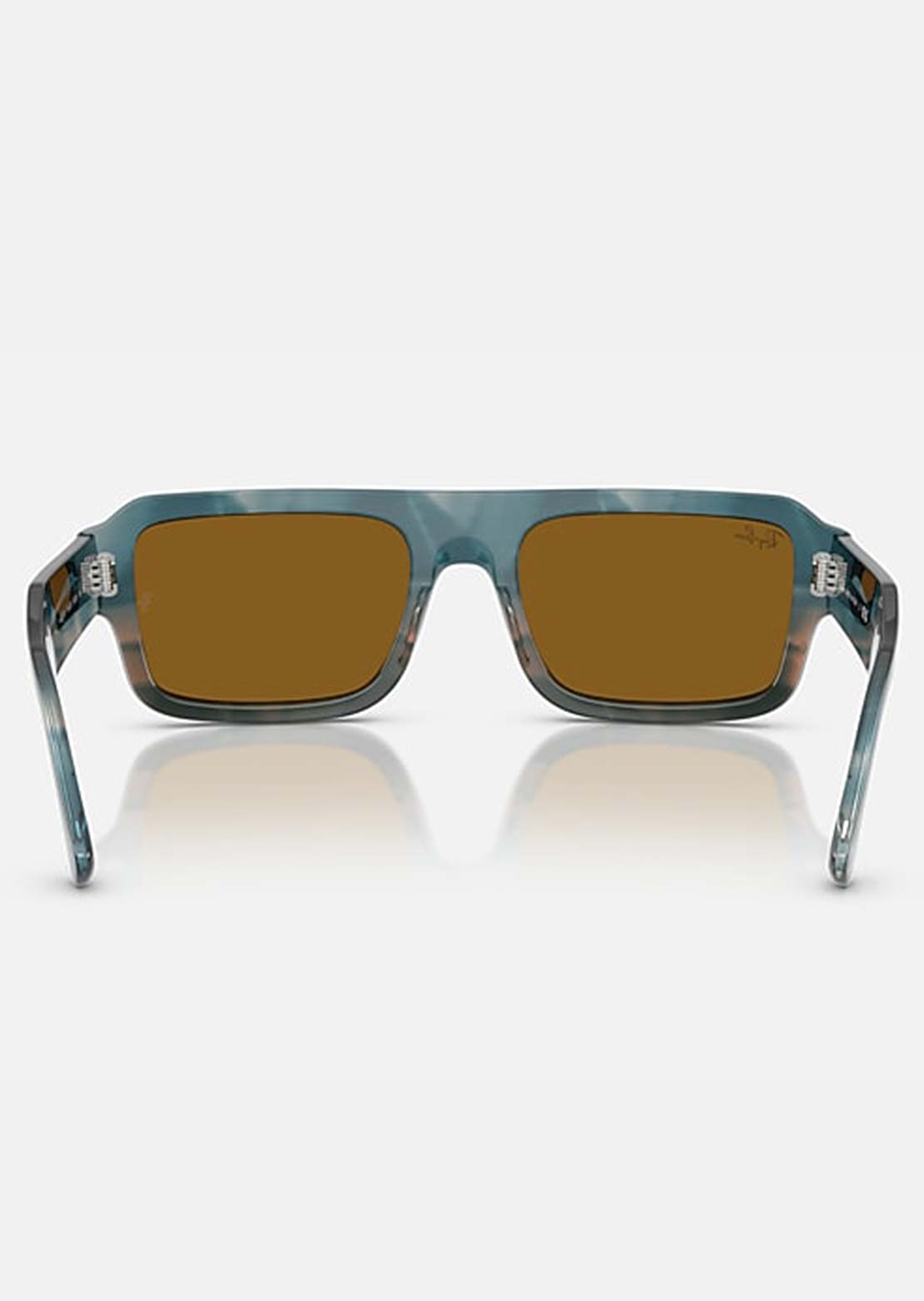 Ray-Ban Unisex Flacko RB4454 Sunglasses Havana Blue/Brown