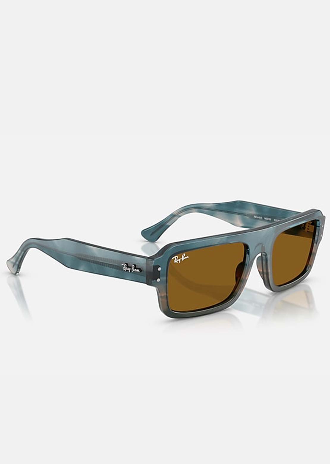 Ray-Ban Unisex Flacko RB4454 Sunglasses Havana Blue/Brown
