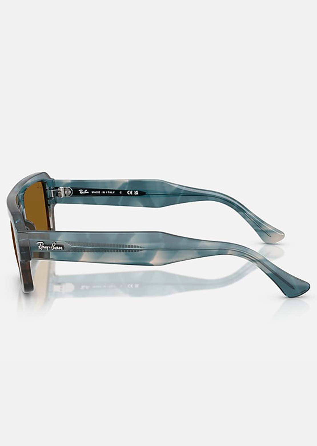 Ray-Ban Unisex Flacko RB4454 Sunglasses Havana Blue/Brown