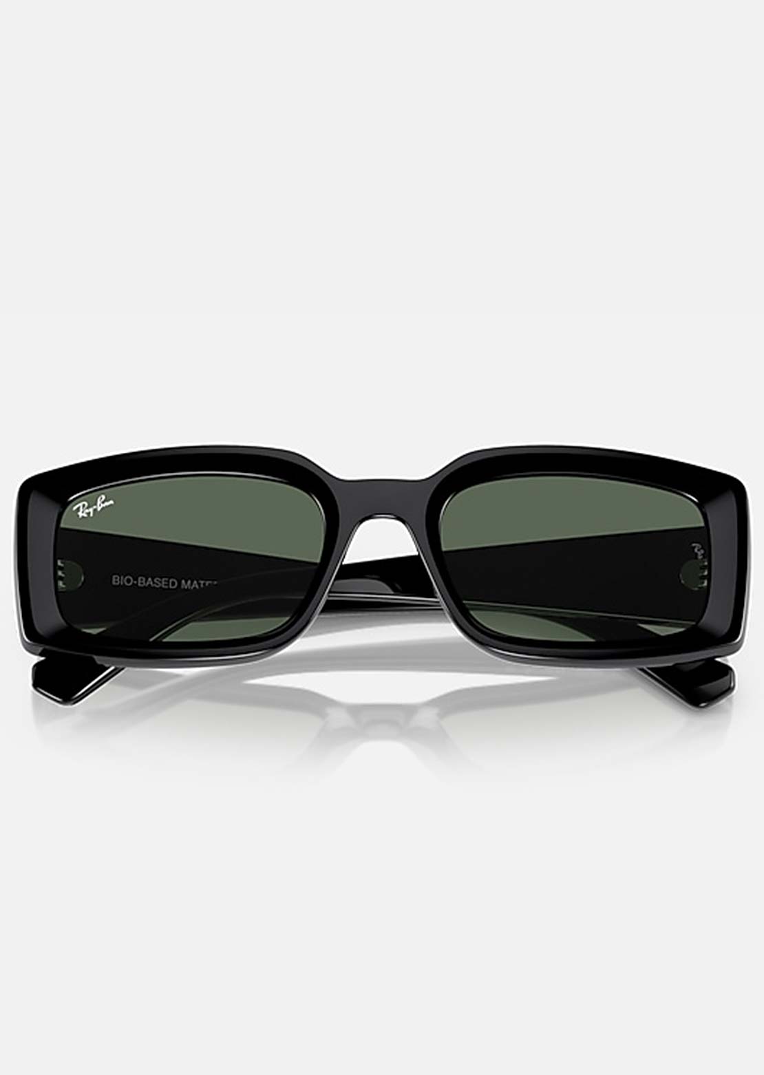 Ray-Ban Unisex Kiliane RB4395 Sunglasses Black Dark Green