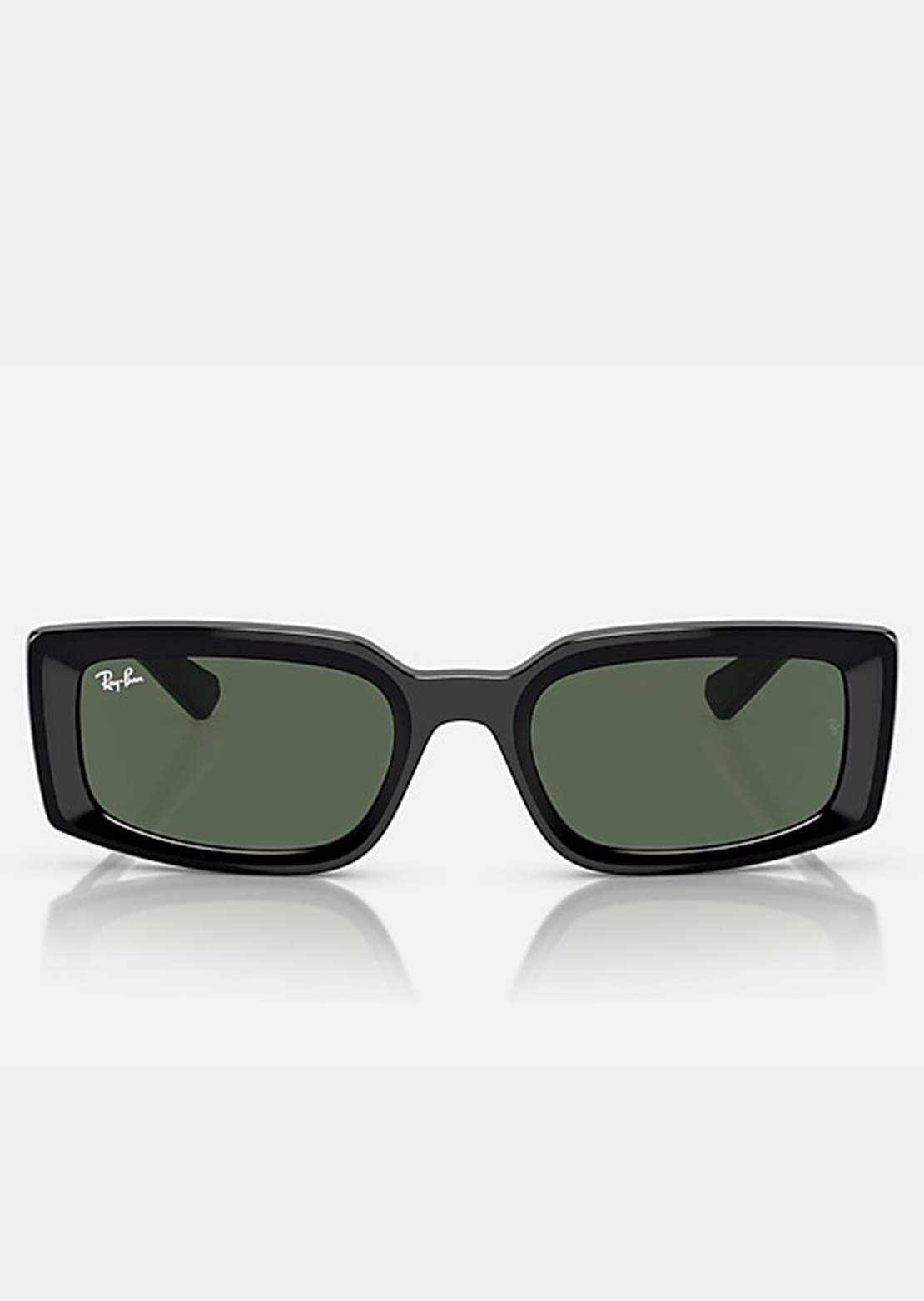 Ray-Ban Unisex Kiliane RB4395 Sunglasses Black Dark Green