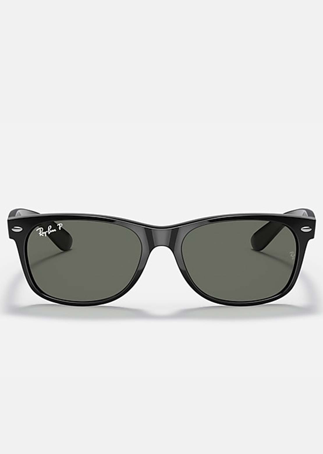 Ray-Ban Unisex New Wayfarer RB2132 Sunglasses Black Polar Green
