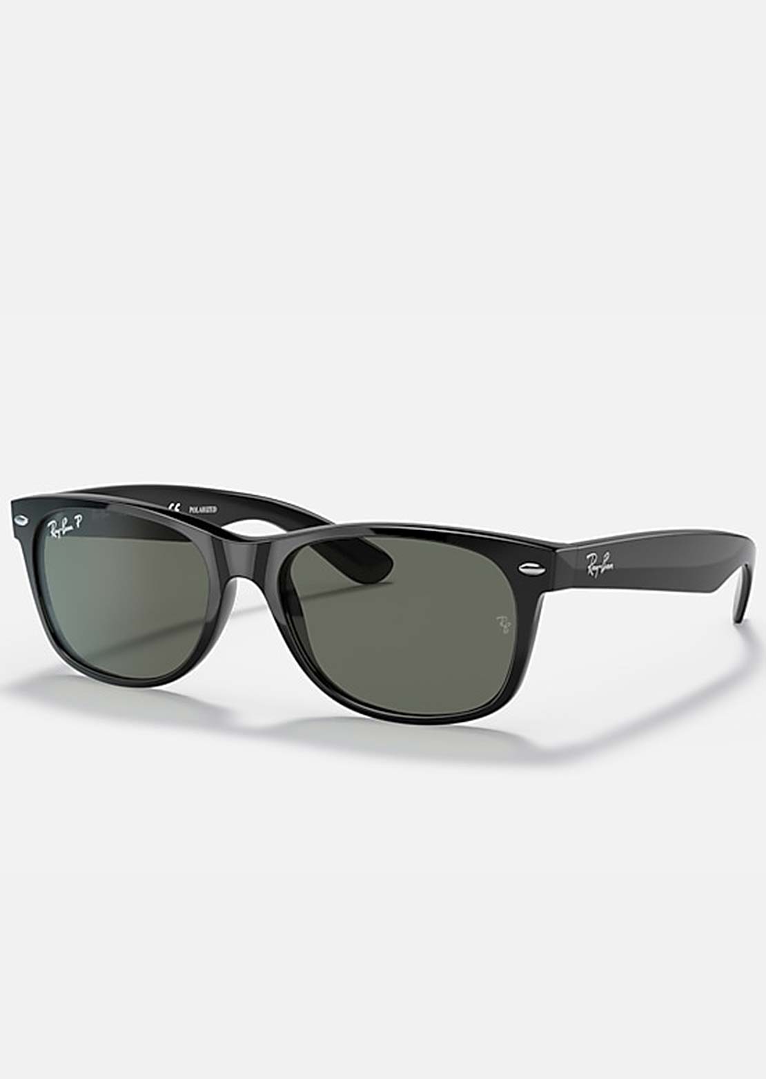 Ray-Ban Unisex New Wayfarer RB2132 Sunglasses Black Polar Green
