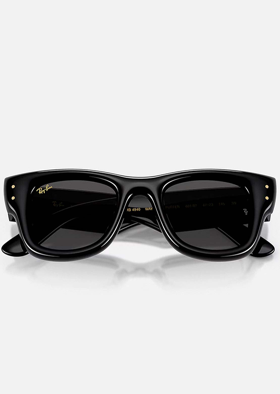 Ray-Ban Wayfarer Puffer Sunglasses Black/Ultra Black