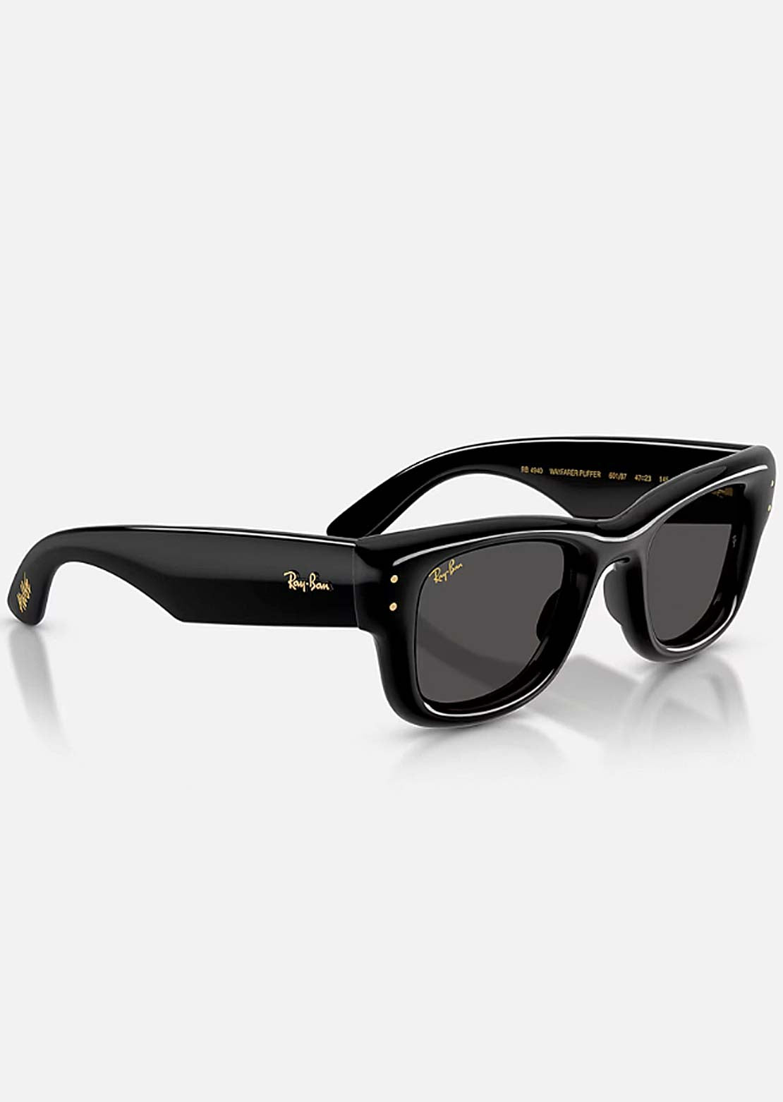 Ray-Ban Wayfarer Puffer Sunglasses Black/Ultra Black