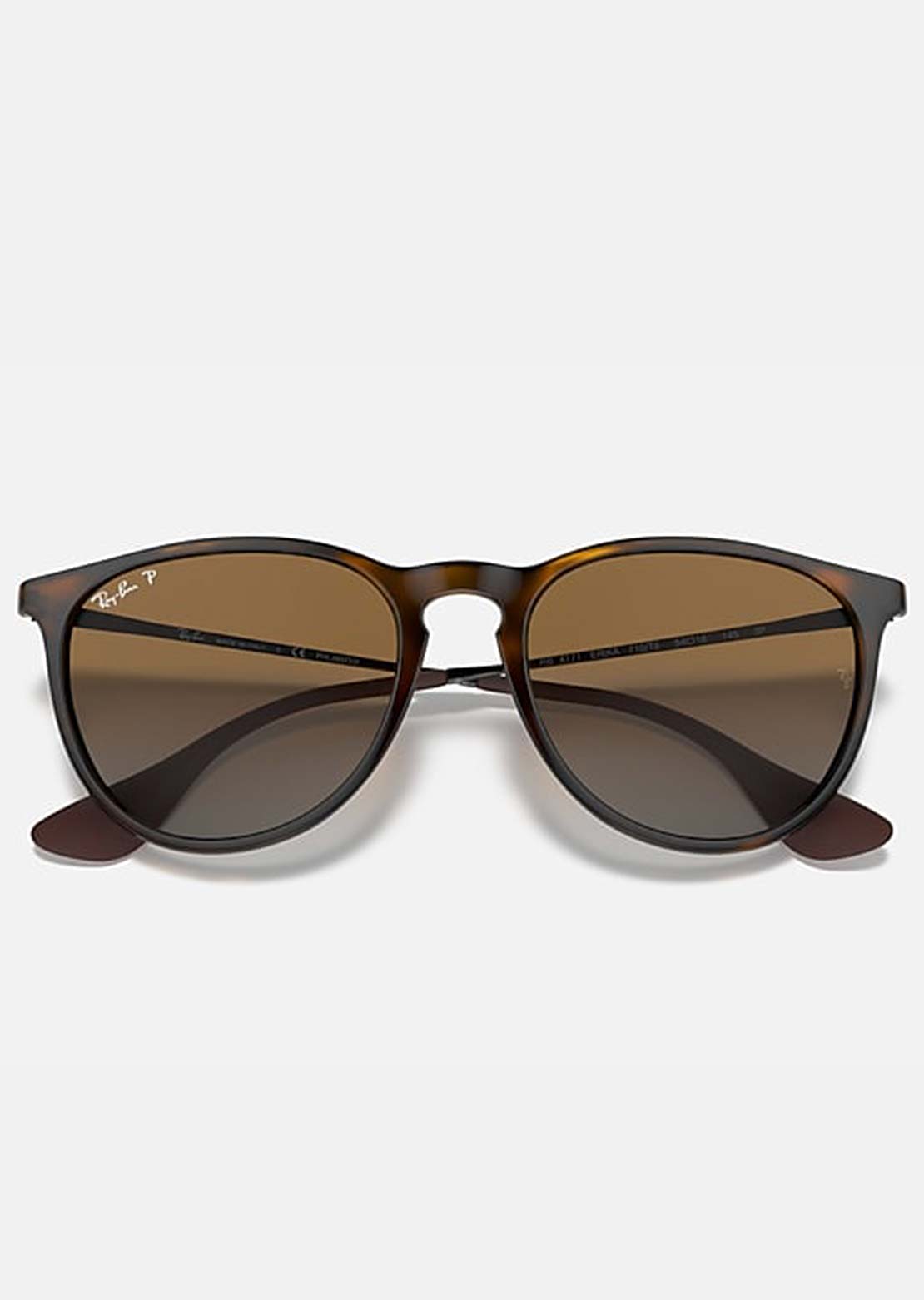Ray-Ban Women's Erika RB4171 Sunglasses Light Havana Brown/Gradient Polar
