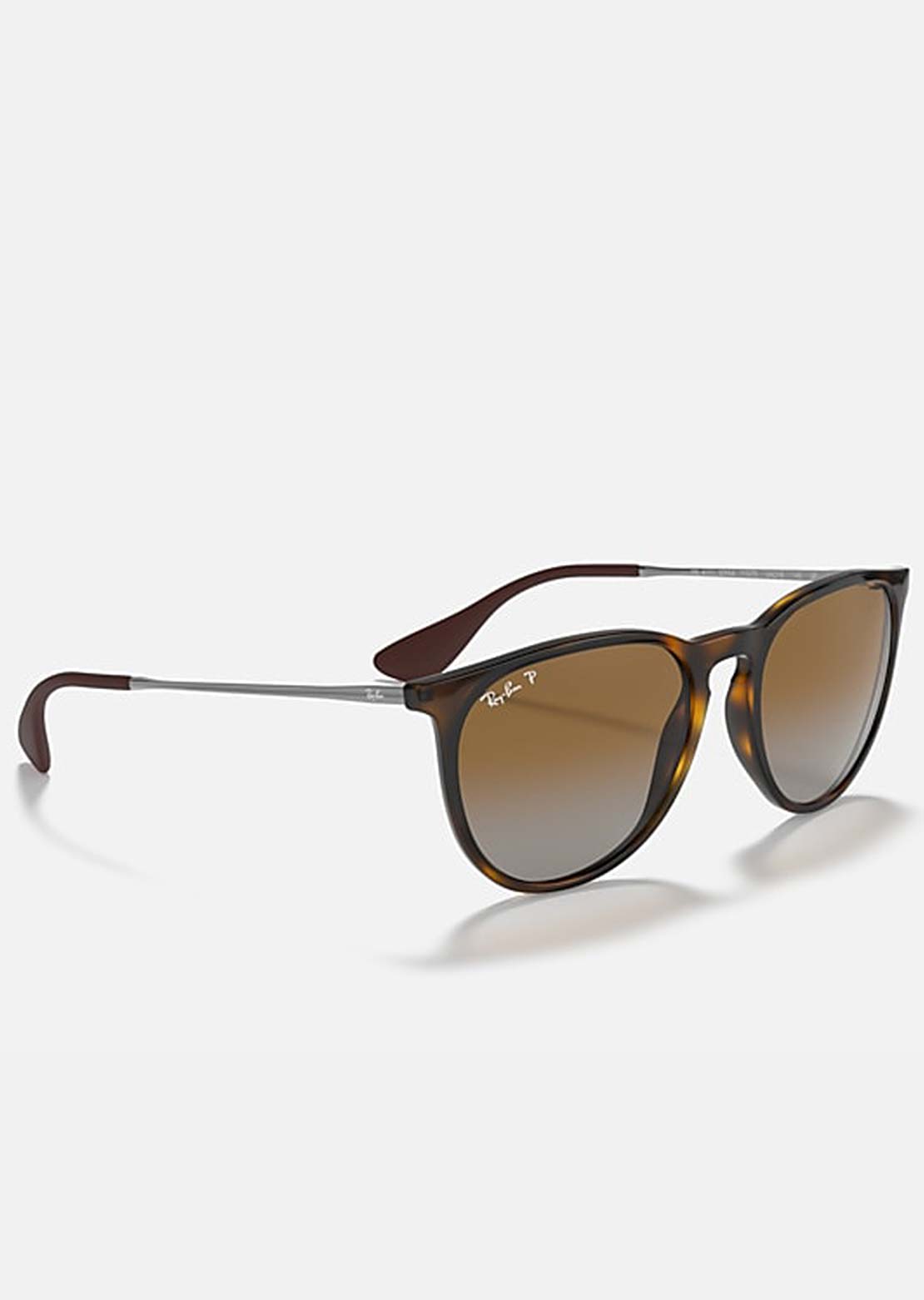 Ray-Ban Women's Erika RB4171 Sunglasses Light Havana Brown/Gradient Polar