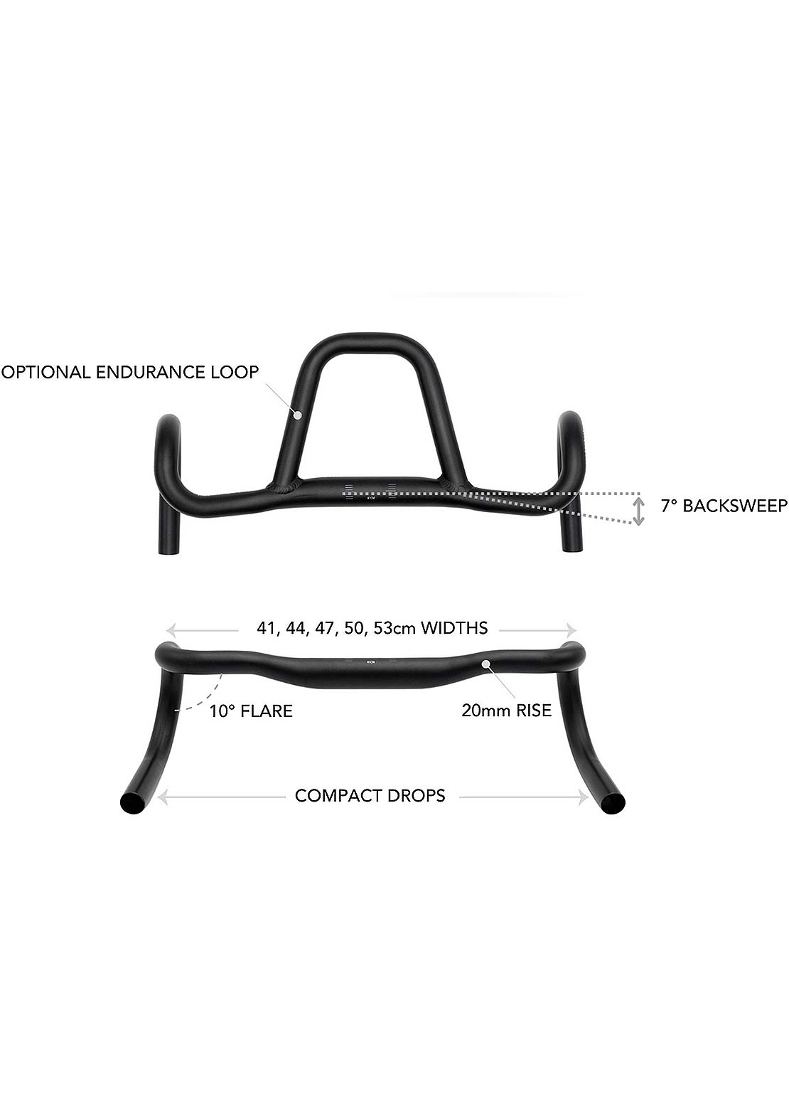 Redshift Kitchen Sink Low Flare 10D Handlebar