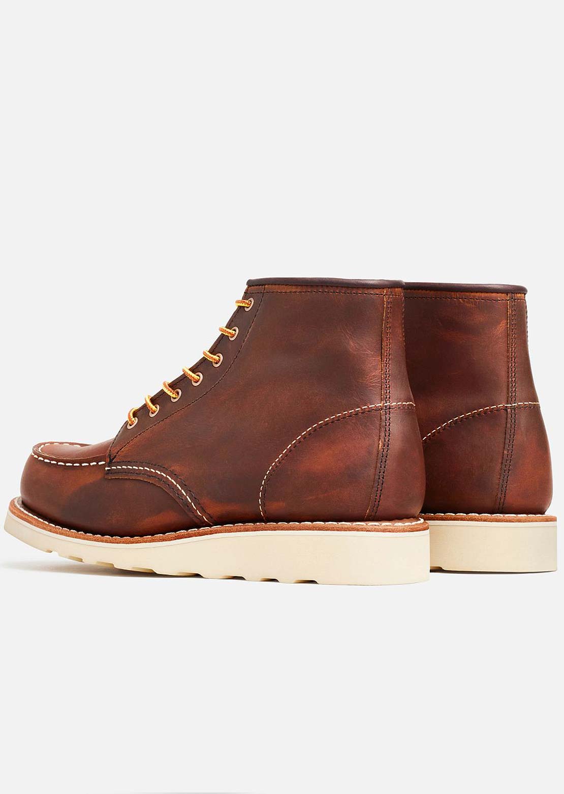 Redwing Women's 6" Classic MOC Toe Boots Copper