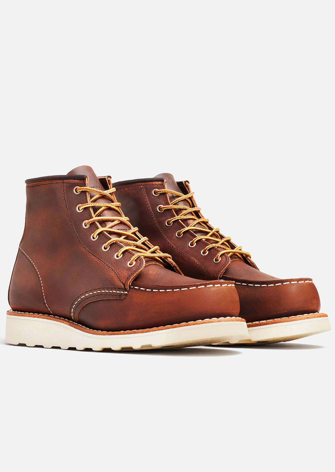 Redwing Women's 6" Classic MOC Toe Boots Copper