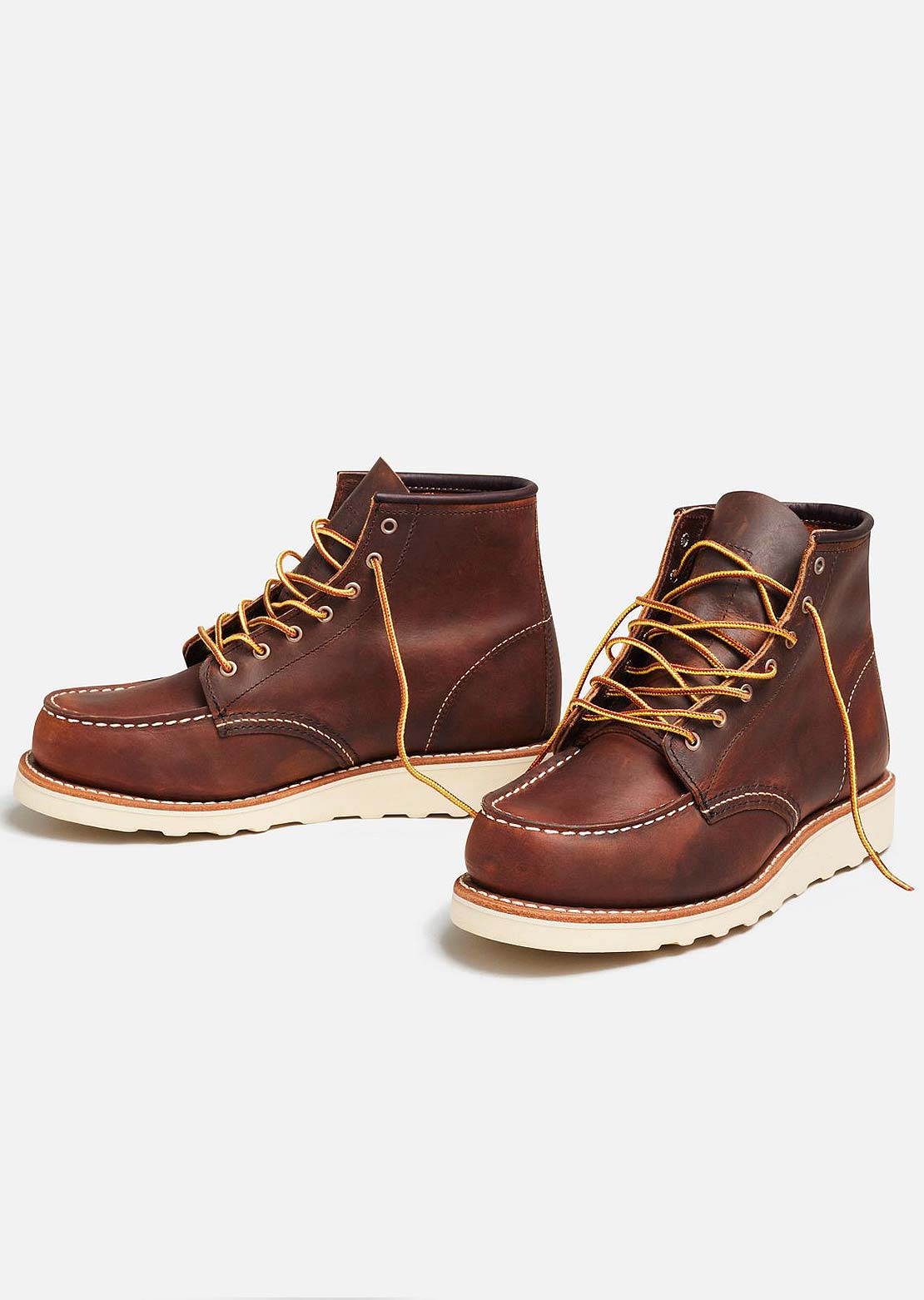 Redwing Women's 6" Classic MOC Toe Boots Copper