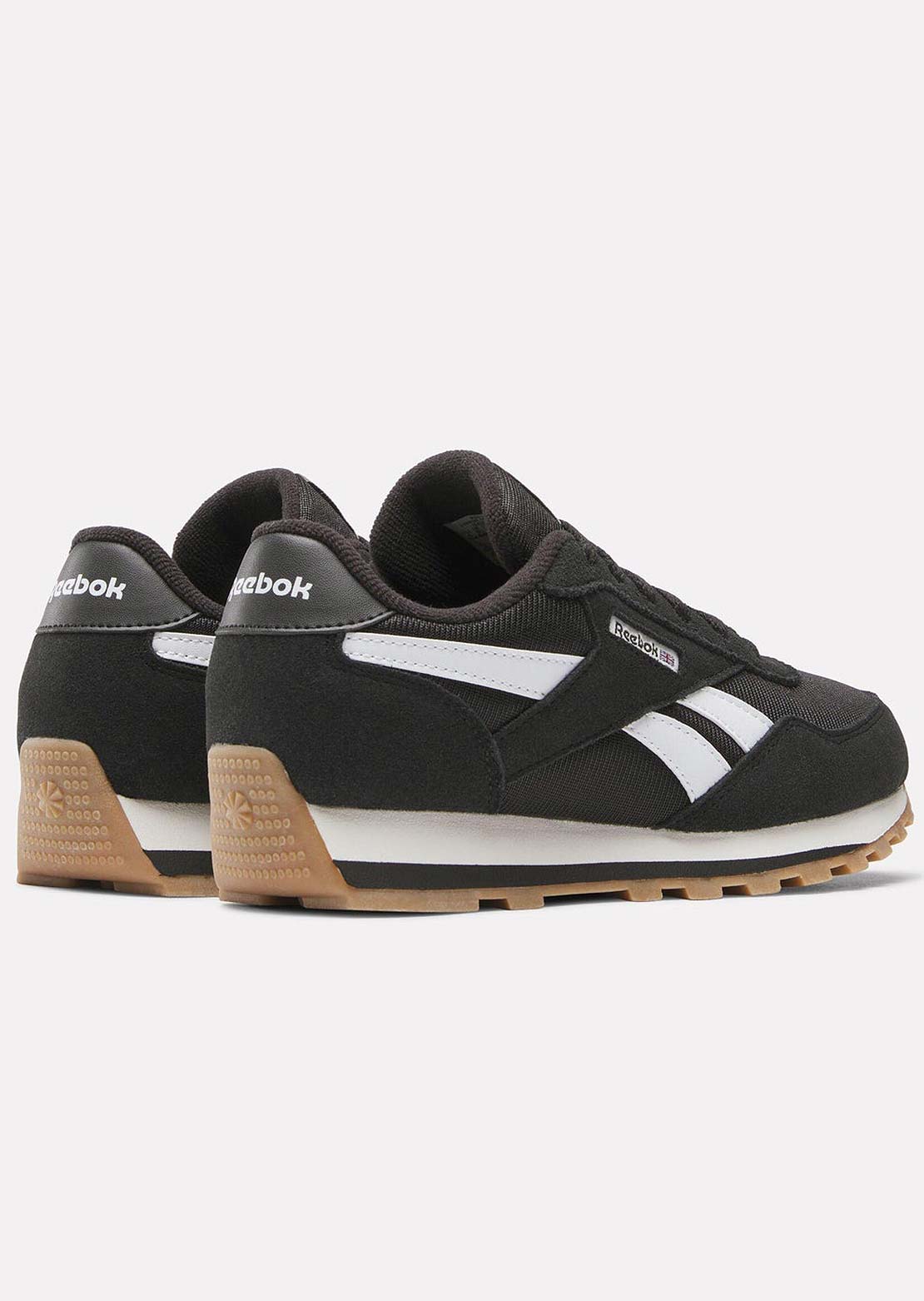 Reebok Junior Classic AZ Shoes Washed Black/Black/Chalk