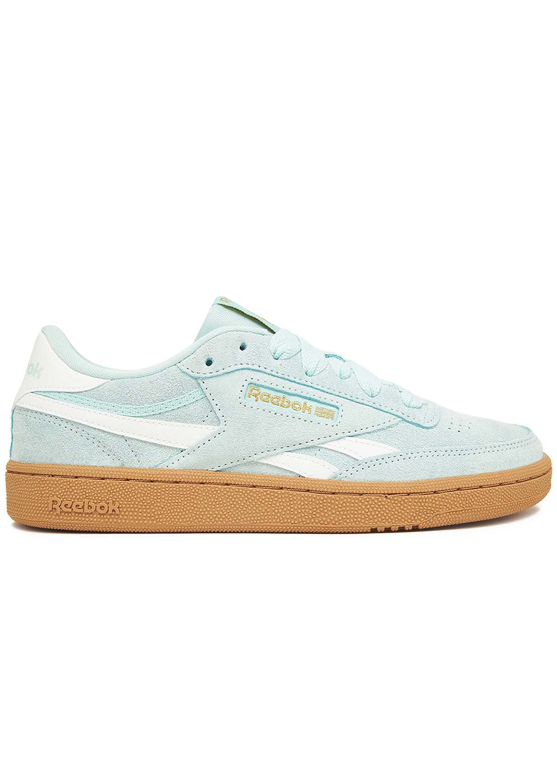 Reebok Junior Club C Revenge Shoes Glitch Aqua/FTWR white/Goldmet