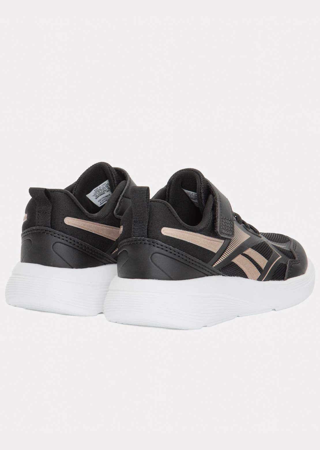 Reebok Junior Rush Runner 6.0 Elastic Lace Top Strap Shoes