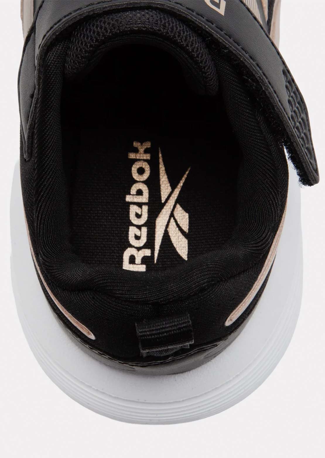 Reebok Junior Rush Runner 6.0 Elastic Lace Top Strap Shoes
