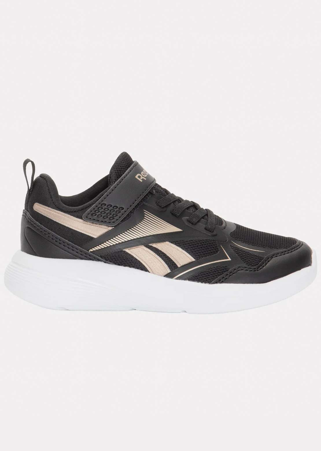Reebok Junior Rush Runner 6.0 Elastic Lace Top Strap Shoes