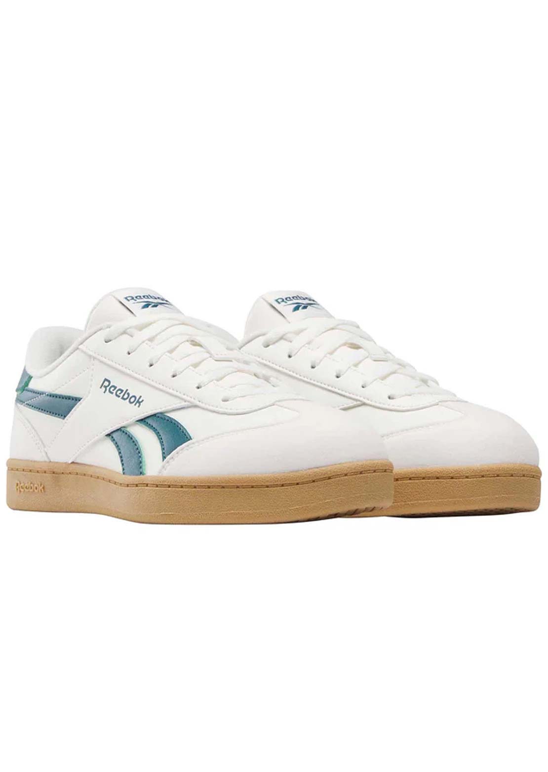 Reebok Junior Smash Edge Shoes Calk/Retro Teal/S Gum