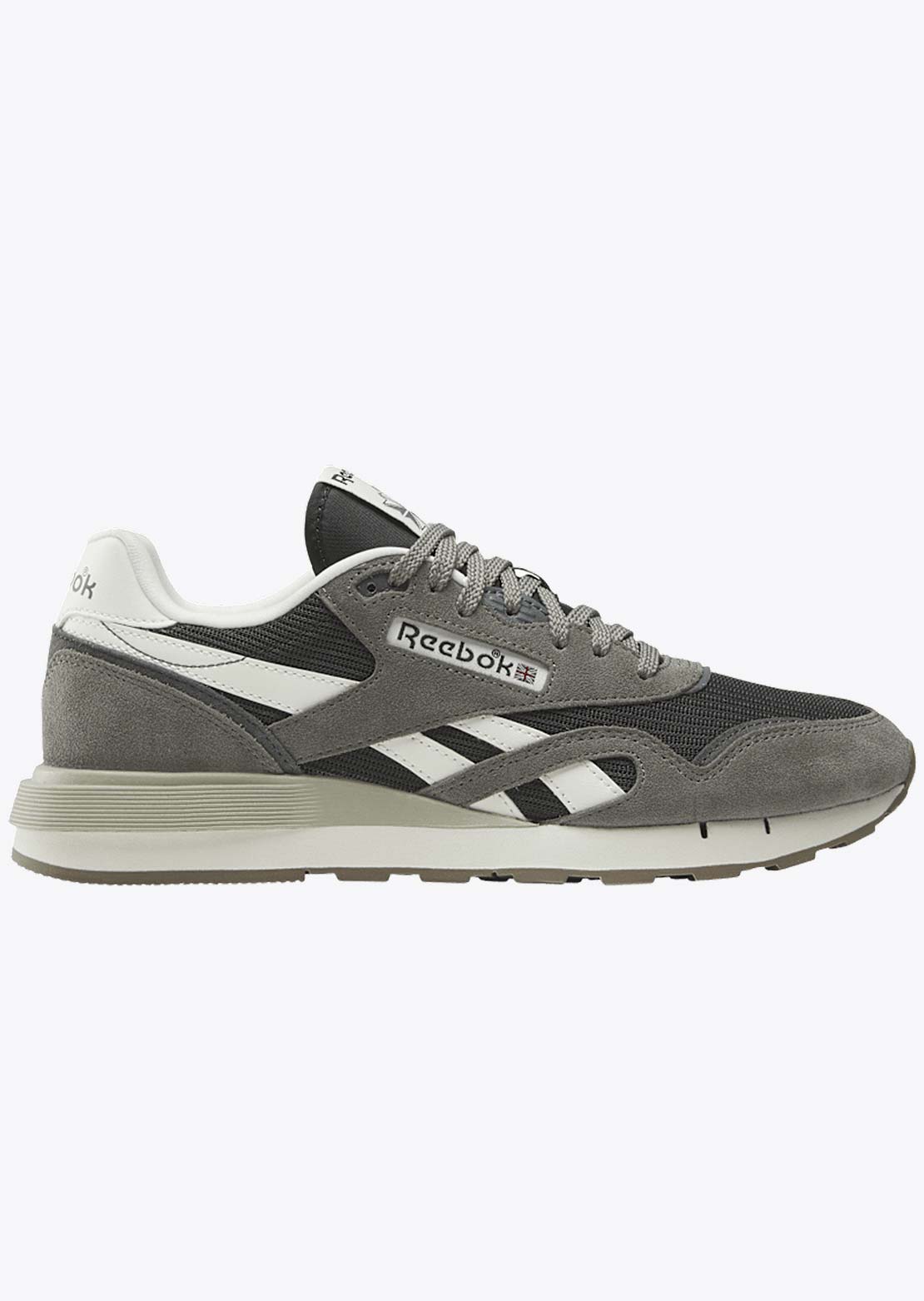 Reebok Men's Classic Nylon 89 Shoes Black/StillGray/Chalk