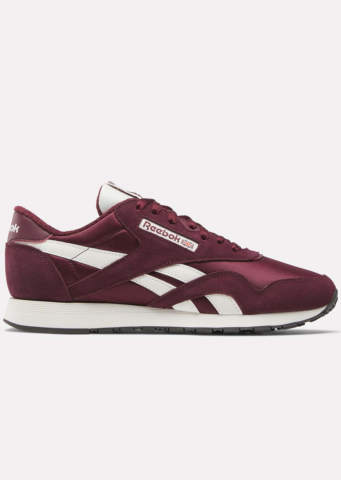 Reebok Men's Classic Nylon Shoes Black Cherry/Black Cherry/Chalk