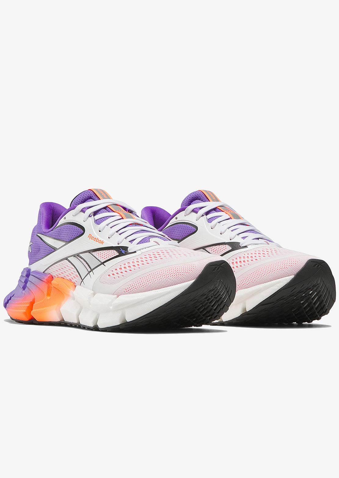 Reebok Men's Floatzig 2 Shoes White/Royal Purple/Flash Orange