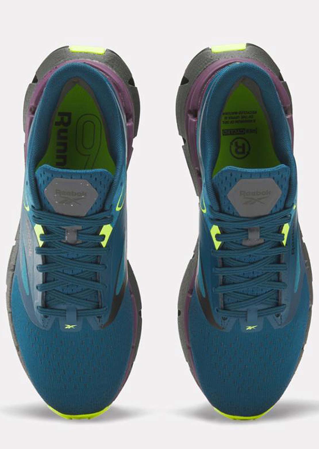 Reebok Men's Floatzig Symmetros Shoes Escape Blue/Grey 6/Midnight Plum