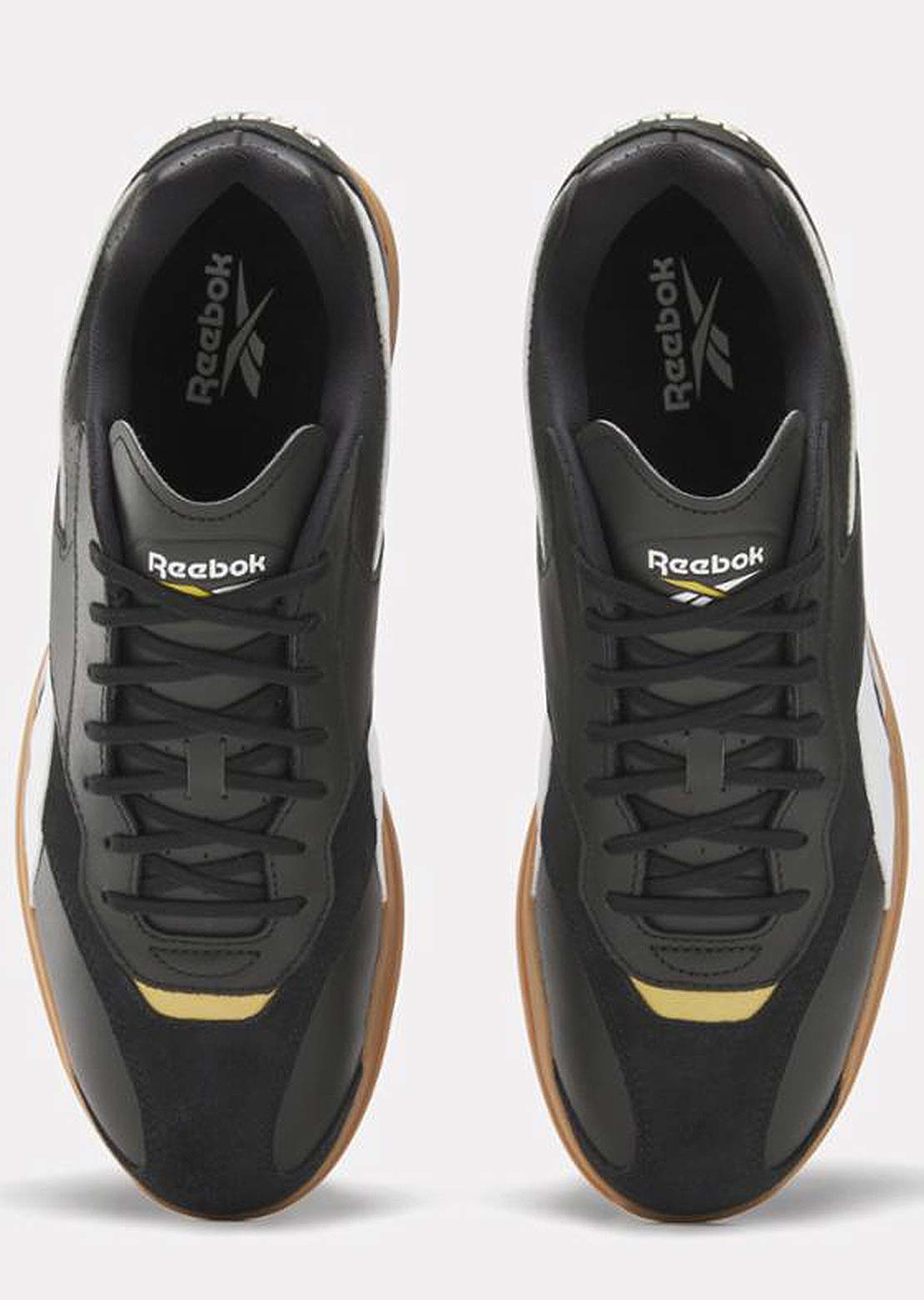 Reebok Men's Hammer Street Shoes Black/Gold/Gum