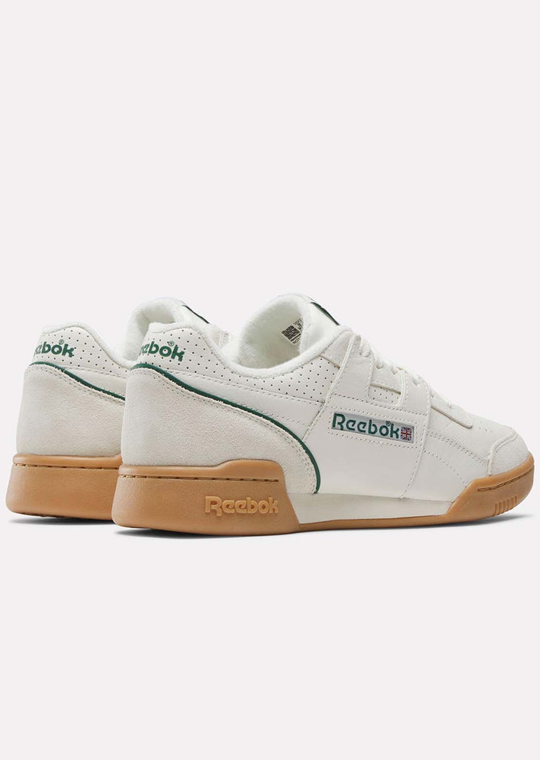 Reebok Men's Workout Plus Shoes Chalk/Dark Green/Vintage Chalk