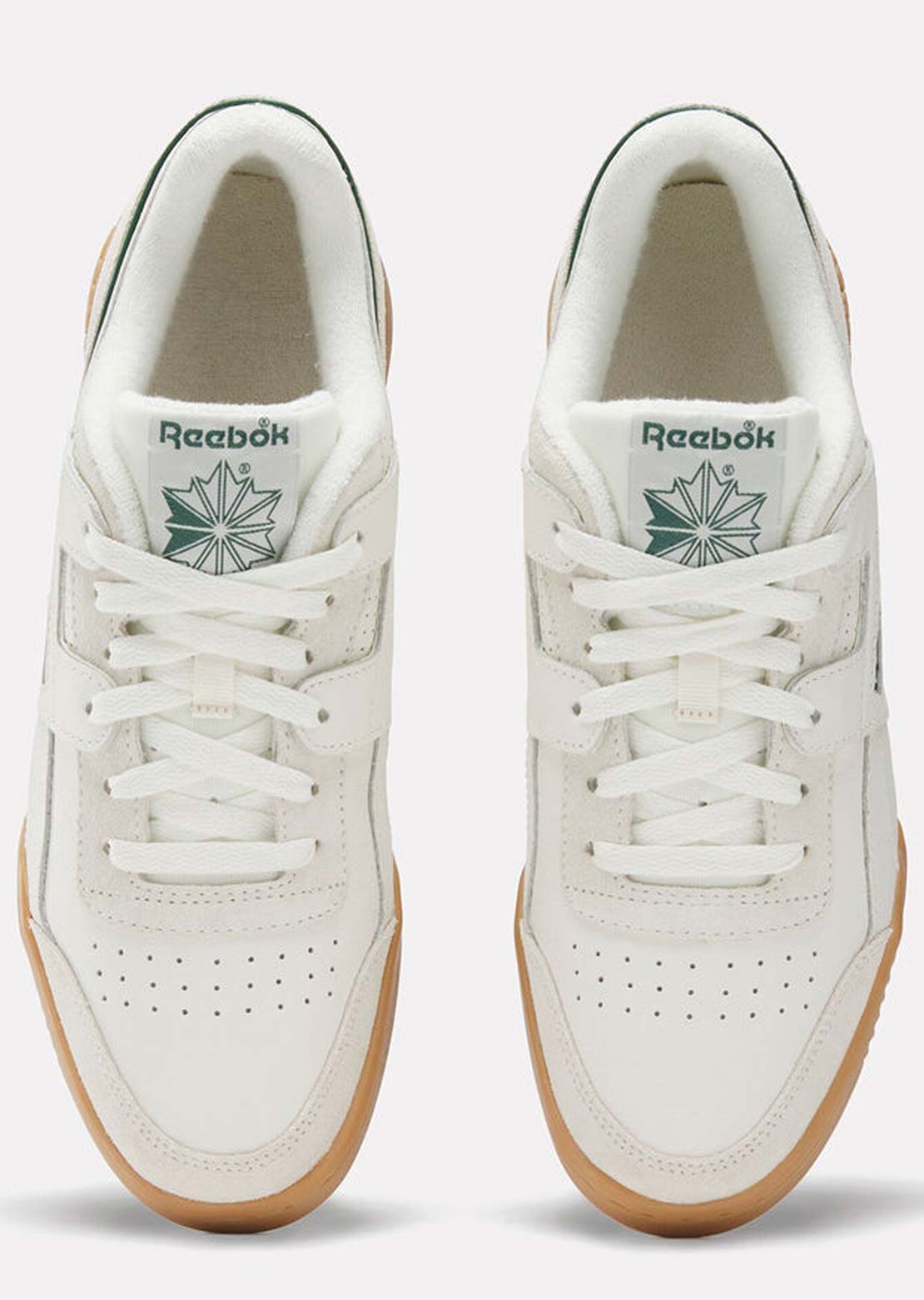 Reebok Men's Workout Plus Shoes Chalk/Dark Green/Vintage Chalk