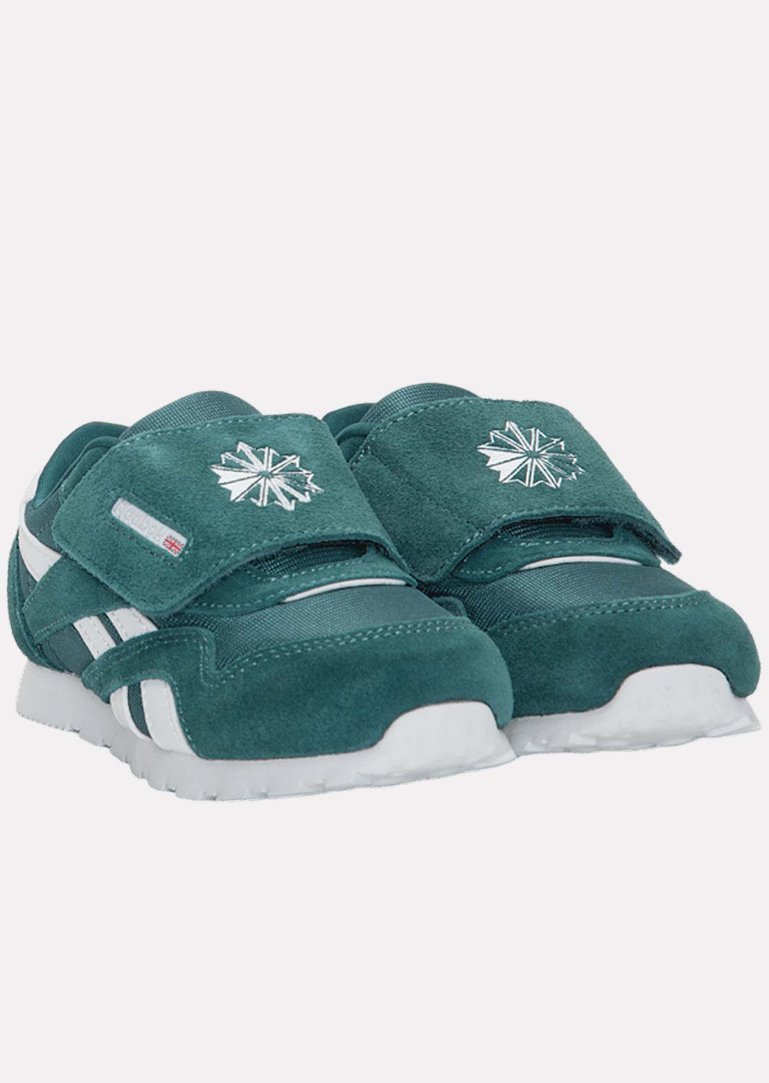 Reebok Toddler CL Nylon Shoes Metal Green/FTWR White/Metal Green