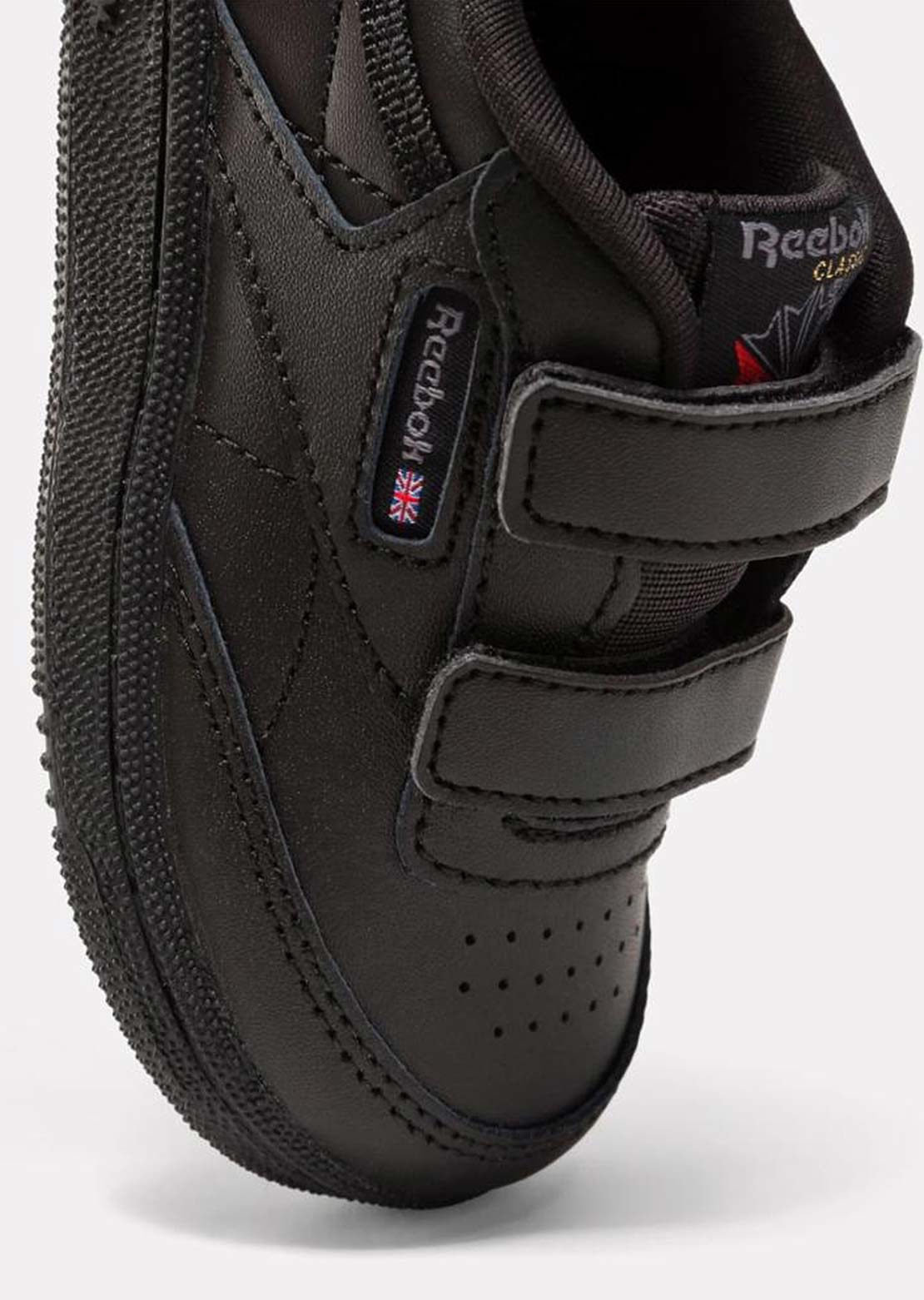 Reebok Toddler Club C 2V 2.0 Shoes Core Black/Core Black/Pure Grey