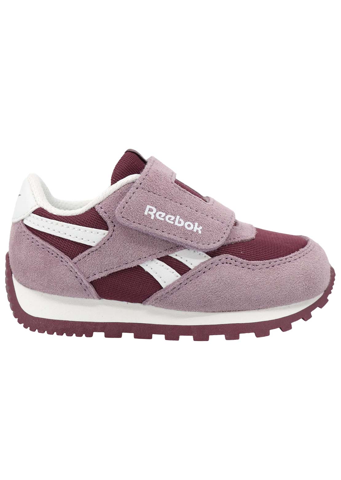 Reebok Toddler Glide Low Hook & Loop Shoes Berrychill/Blackberry/FTWR White