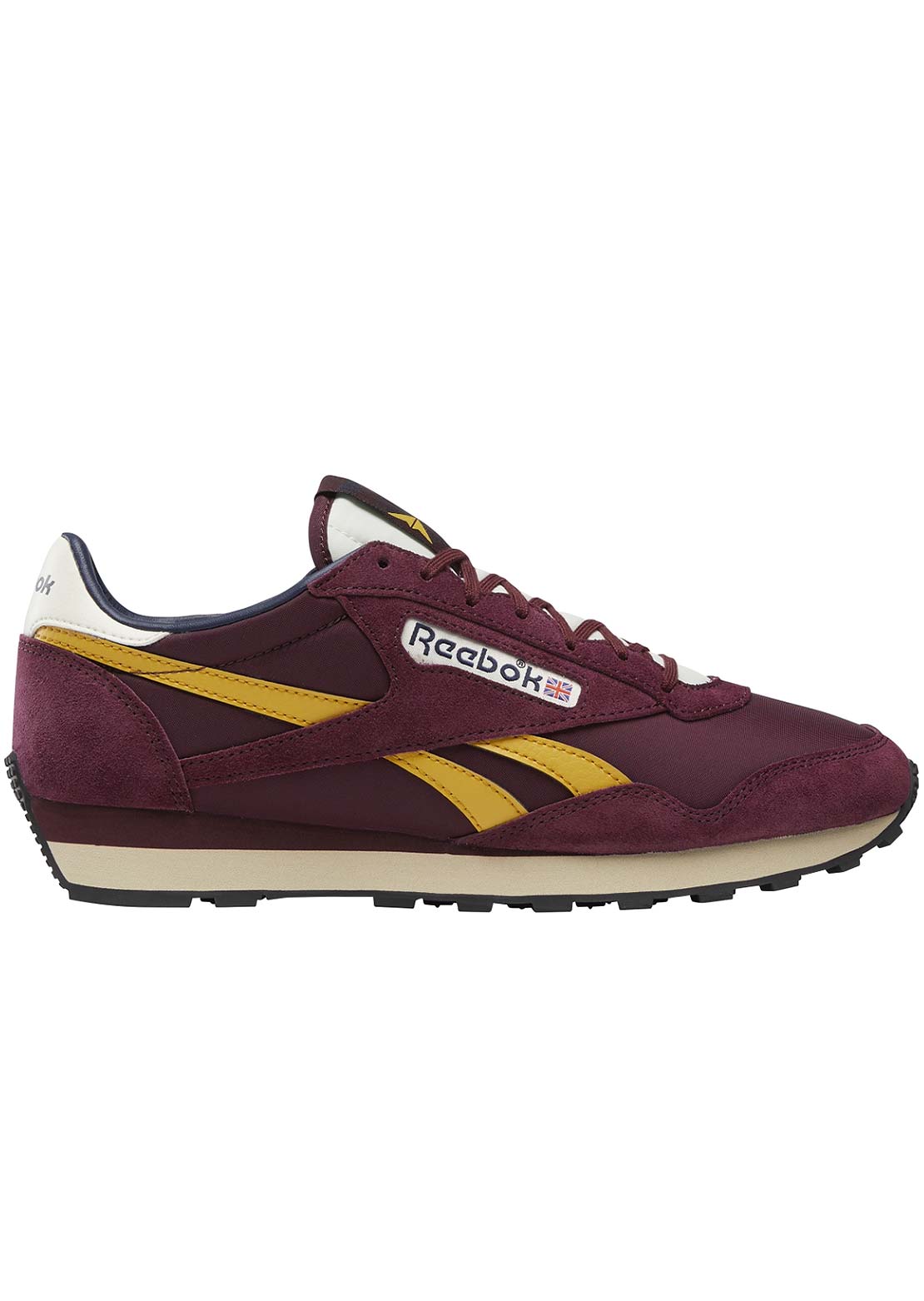 Reebok Unisex Aztec II Shoes Black Cherry/Alabaster/Grit Gold