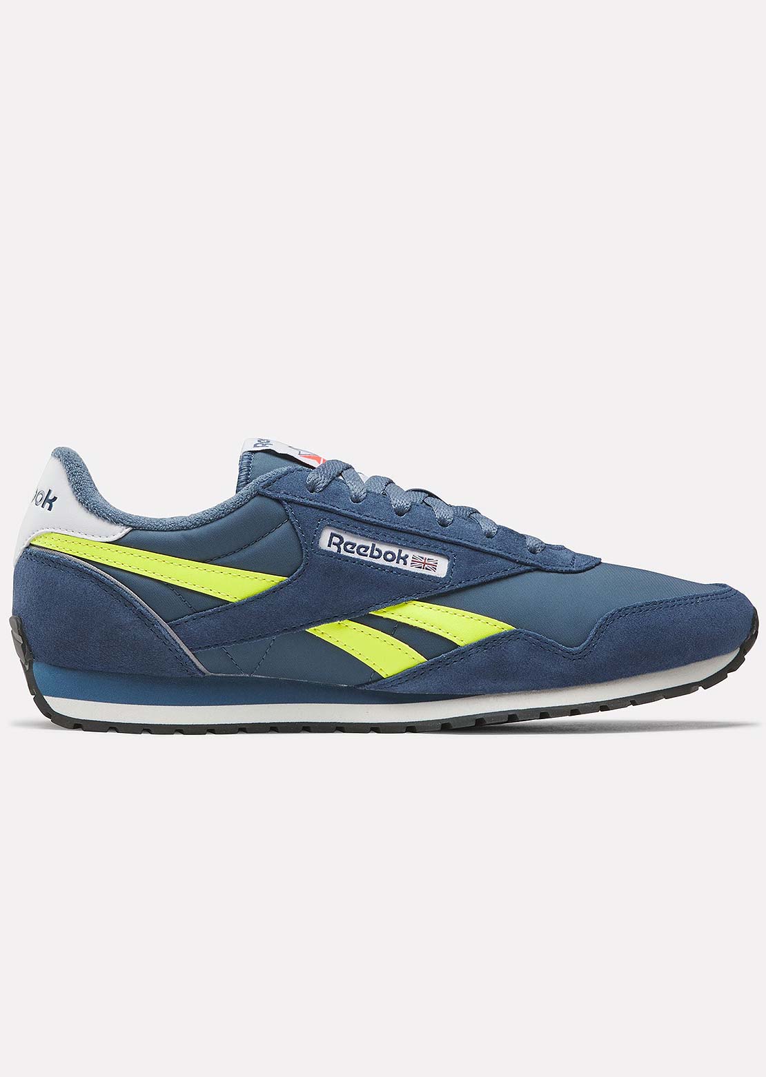 Reebok Unisex Classic AZ Shoes Shadow/Batik Blue/Solar Acid Yellow