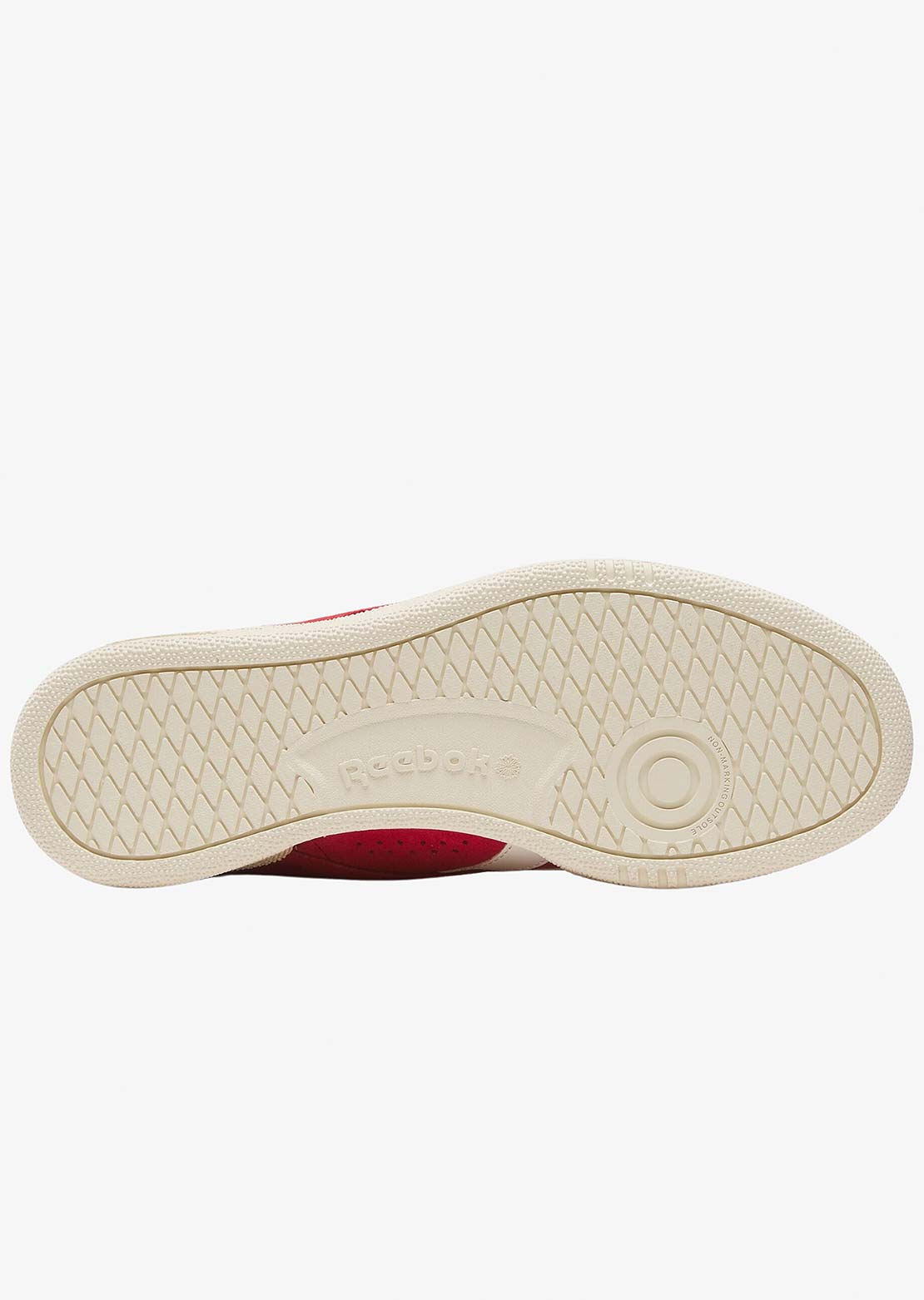 Reebok Unisex Club C Grounds UK Shoes Vector Red/Paper White/Chalk